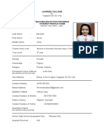 TEP Student Profile Form