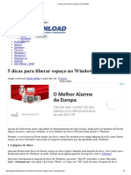 5 Dicas para Liberar Espaço No Windows