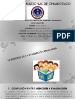 10 Errores de La Evaluación Educativa - 2020-06-25