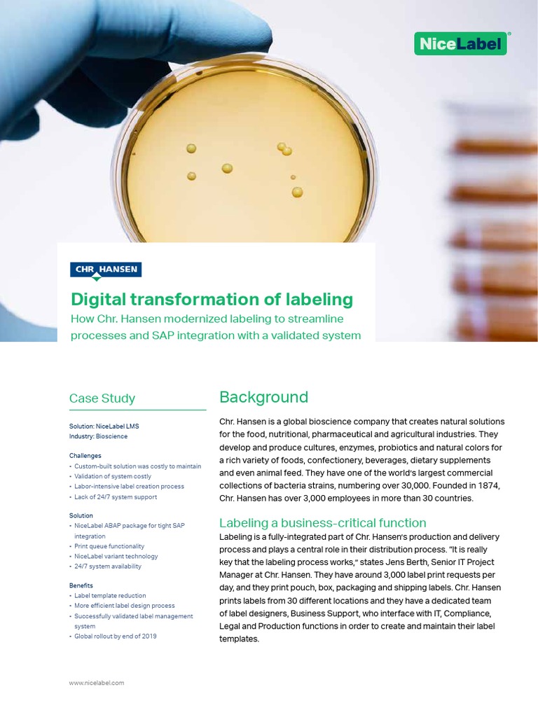 Digital Transformation of Labeling: Background | PDF | World Wide Web ...