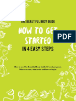 How To Get Started - The Beautiful Body Guide