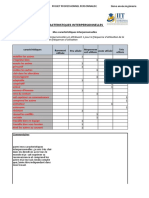 Mes Caracteristiques Interpersonnelles