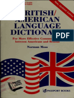 BRITISH-AMERICAN LANGUAGE DICTIONARY - For More Effective ...