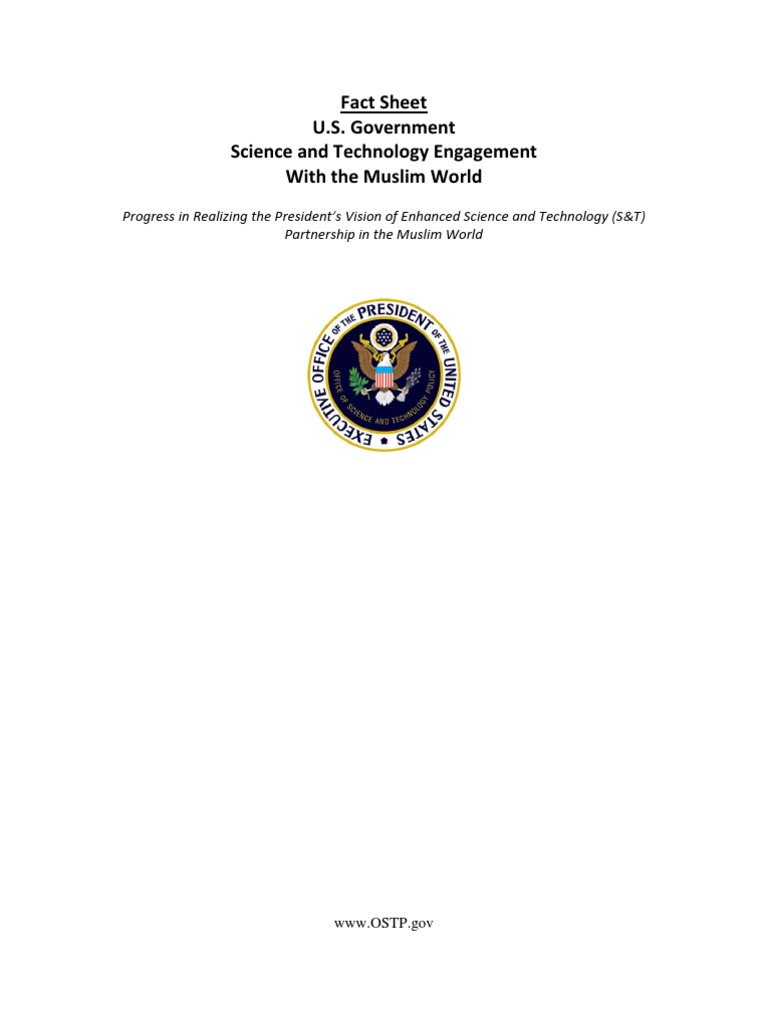 Cairo Fact Sheet US Govt 2009-2010 | PDF