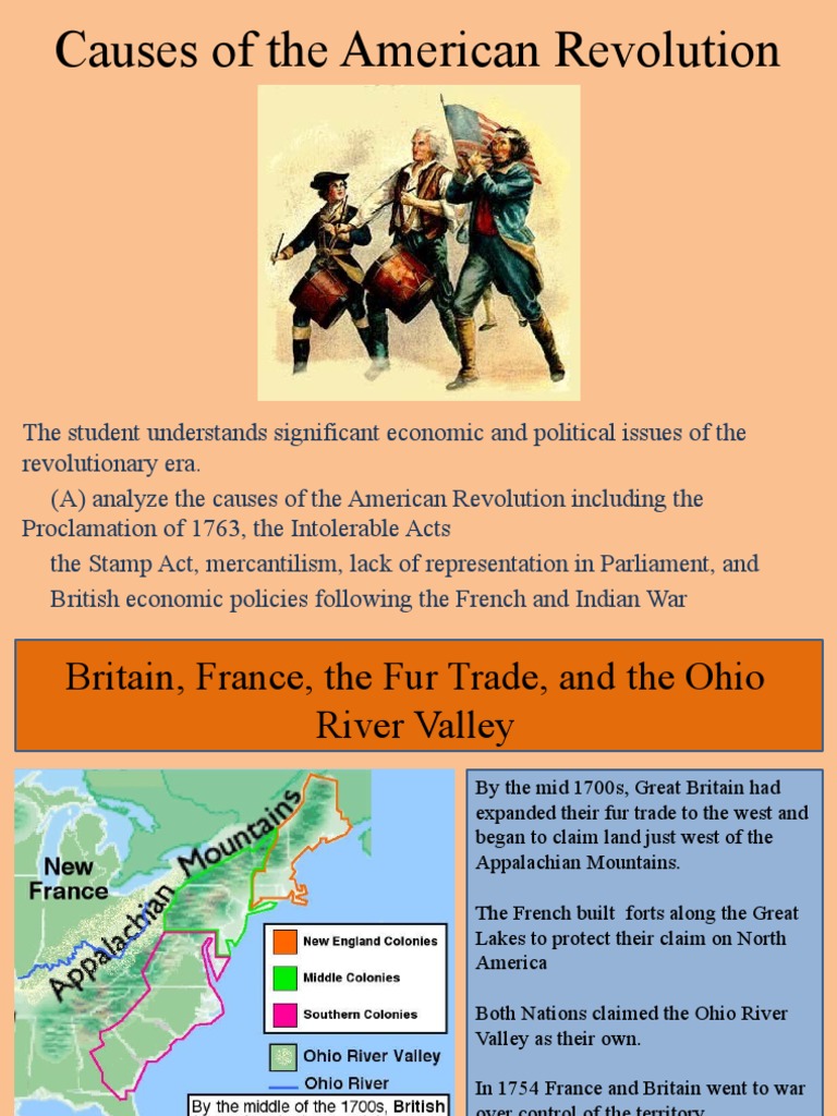 Causes of The American Revolution | PDF | New France | Kingdom Of Great ...