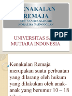 Kenakalan Remaja