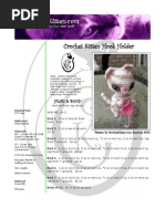 Download Crochet Kitten Hook Holder by Selena K SN48752914 doc pdf