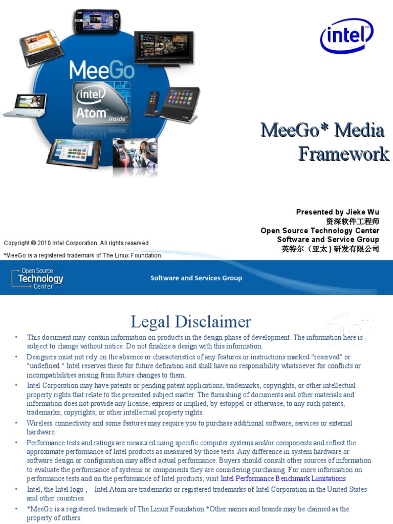 MeeGo Media Framework Review-Jieke-4 | PDF | Trademark | Intellectual ...