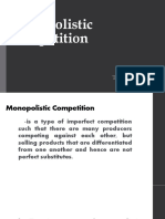 Monopolistic Competition: Team Kwik-Kwik