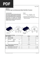 NDT014L N-Channel Logic Level Enhancement Mode Field Effect Transistor