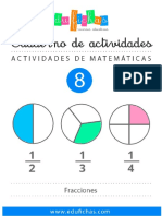 Cuaderno de actividades (Fracciones) - Edufichas