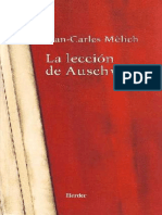 Mèlich Joan-Carles - La Lección de Auschwitz.