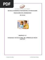 Paradigma Sociocultural Del Aprendizaje Según Vigotsky
