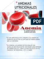 Anemias Nutricionales