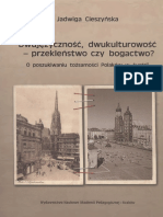 PM441 Dwujezycznosc Dwukulturowosc Cieszynska PDF