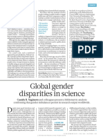 Global Gender Disparities Science PDF