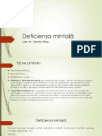 Curs 4 - Deficienta - Mintala