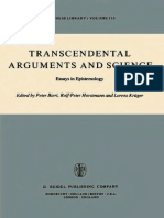 BAUM HORSTMAN KRÜGER. 1979. Transcendental Arguments and Science