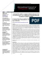 A Prospective Study To Compare Clinical Outcome of Use of Corticosteroid Vs Its Combination With Physiotherapy in Patients of Plantar Fasciitis