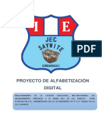 PROYECTO DE ALFABETIZACIÓN DIGITAL Saywite
