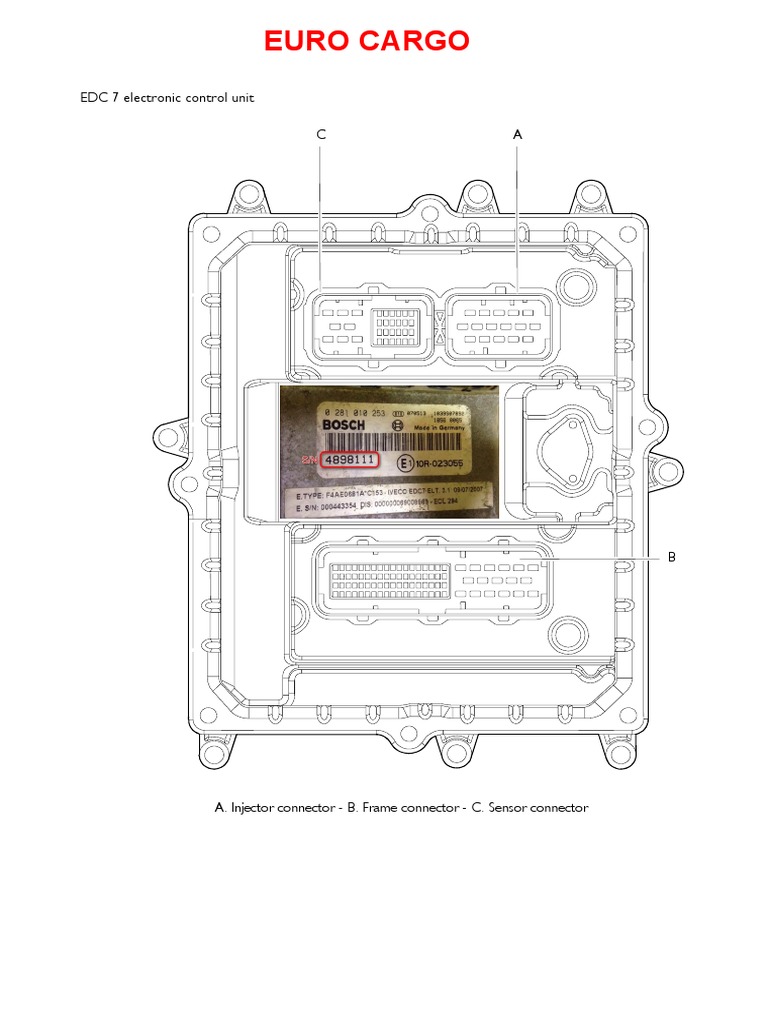 EDC 7 Electronic Control Unit PDF Throttle Fuel Injection