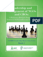 Leadership and Management of NGOs and CBOs