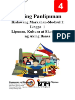Ap4 - q2 - Mod1 - Lipunan at Kultura - v2-1