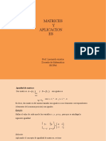 Matrices y sus Aplicaciones