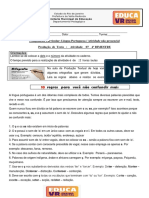 Atividade 4B 07 Produção de Texto EJA PDF