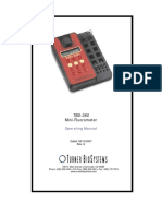 User's Manual: Mini-Fluorometer