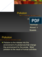 Pollution: Prepared by Redhwan Ahmed H Mustafa