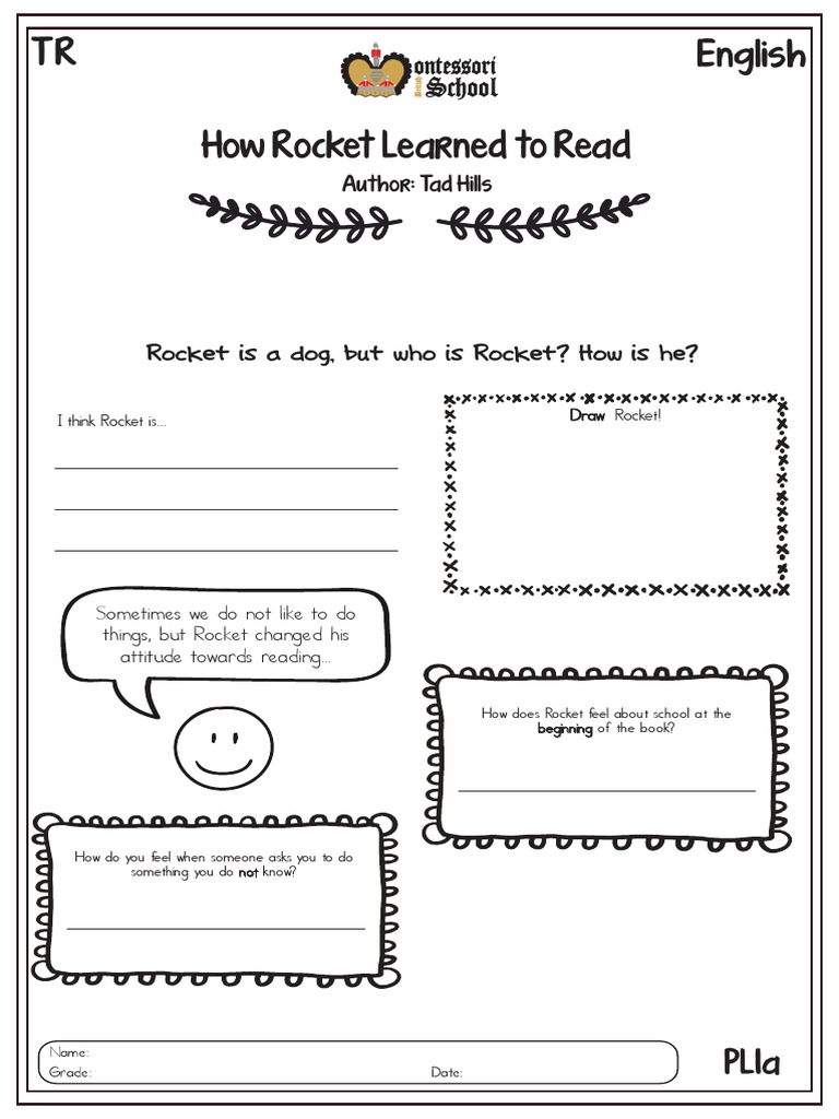 How Rocket Learned to Read Activities | PDF