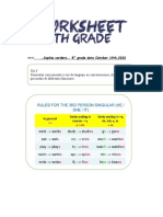 Worksheet 8th Grade