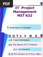 IT Project Management MIT 632: Dr. Benilda Eleonor V. Comendador