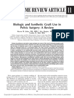 Biologic and Syntetic Mesh in Pelvic Surgery