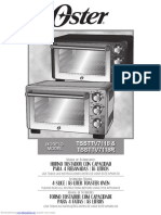 Manual Horno Oster