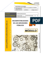 Incompatibilidades de Los Servidores Publicos PDF