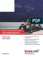 Reach For The Stars With Guaranteed Benefits.: Exide Life