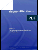 Violence and Non-Violence in Africa (Routledge Studies in International Relations and Global Politic) by Pal. Ahluwalia 