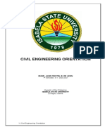 Civil Engineering Orientation Introduction