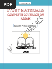 Apsc Study Materials:complete Coverage On Assam