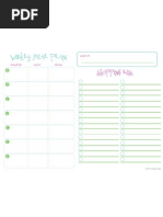 Download weekly meal planner by Rhiannon Leach SN48758713 doc pdf
