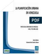 PLANIF. URBANA EN VENEZUELA