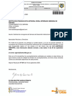 Cronograma de Semana Desarrolo Institucional PDF