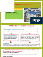 PDF Certificado de Deposito y Warrant