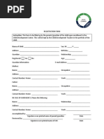 Youth Ministry Information Sheet | PDF