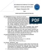 Minggu XV Dung TRINITATIS, 20 September 2020 (Indonesia) STT