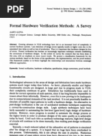Formal Hardware Verification Methods a Survey