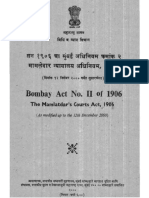 Mamlatdars Courts Act 1906 PDF