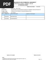 The Tamilnadu DR.M.G.R Medical University: 69, Anna Salai, Guindy, Chennai - 600 032